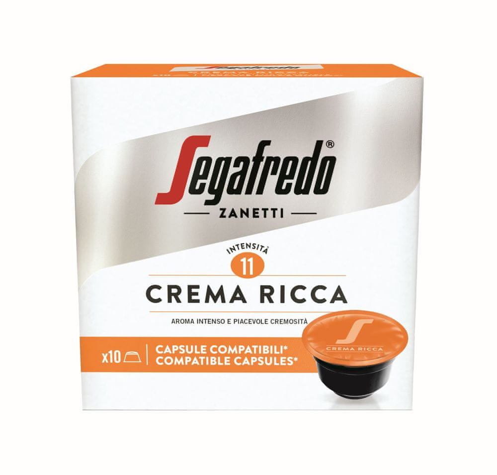 Segafredo Zanetti Crema Rica kapsule 10 ks x 7,5 g (Dolce Gusto)